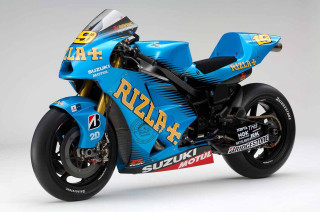 Blue motorcycle yellow black decal - de stijl free wallpaper
