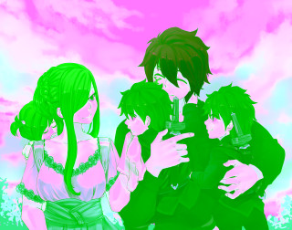 Antipodeans family children cloudy sunset - antipodean free wallpaper