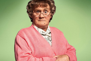 Woman glasses pink sweater portrait - dicky doyle free wallpaper