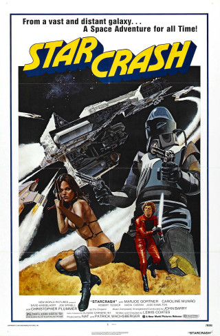 Starcrash retrofuturism girl bikini space - free sci-fi wallpaper
