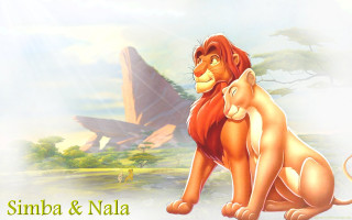Lion cub field sky simba - movie poster free wallpaper