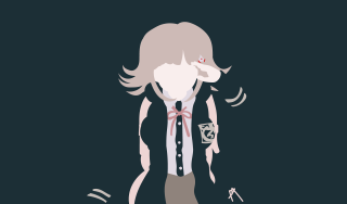 Woman tie cigarette walking away - her mouth free wallpaper