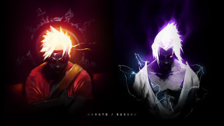 White red hair anime boys - two anime character free wallpaper