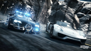 Two cars road speed planet - action scene free wallpaper