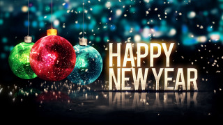 Happy new year ornaments snow 2 - felipe seade free wallpaper
