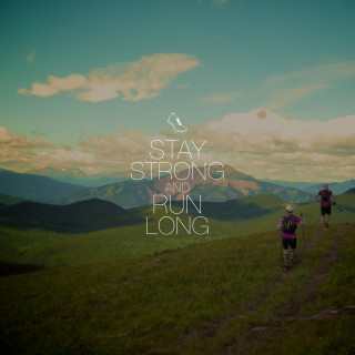 Couple walking hill sky stay - a sky background and a quote free wallpaper