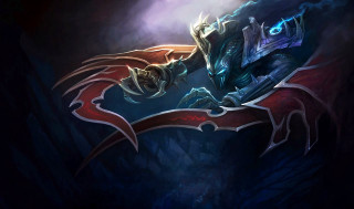 Demonic sword horns glowing armor - a demonic demon free wallpaper