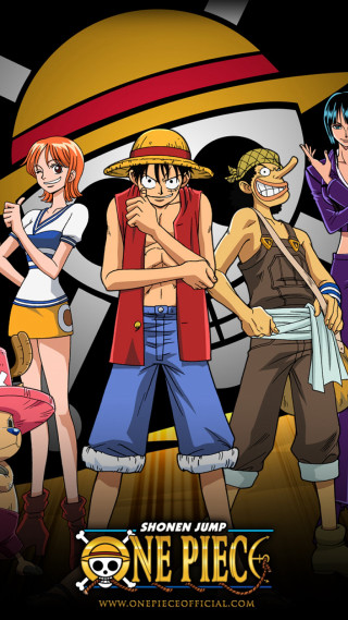 One piece characters giant object - poster art free wallpaper