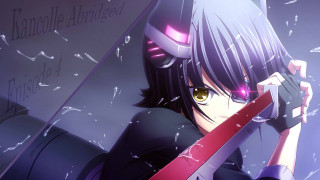 Girl knife sign monochrome advanced - a knife free wallpaper