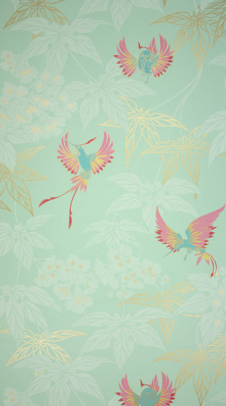 Bird pattern flower pattern wallpaper - bird free wallpaper