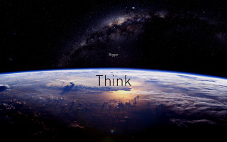 Earth think earth think image - a picture of the earth free wallpaper