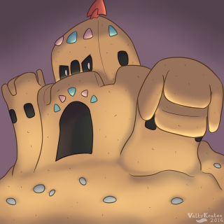 Sand castle red flag top - top of it free wallpaper
