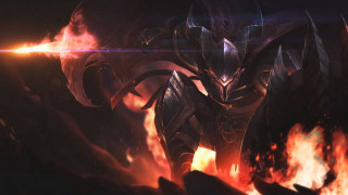 Demonic creature flames bright light - demonic free wallpaper