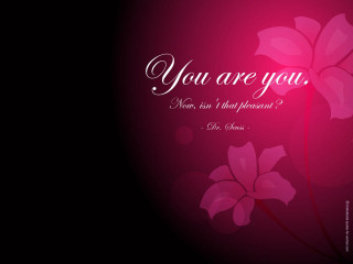 Pink flower you are you 2 - free love wallpaper