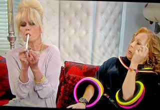 Woman couch toothbrush cellphone renaissance - alison debenham free wallpaper
