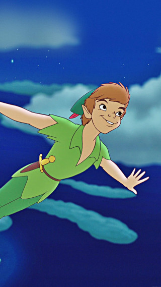 Cartoon man flying green outfit - his waist free wallpaper