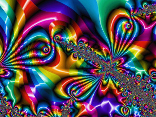 Colorful abstract background spiral design 6 - psychedelic free wallpaper