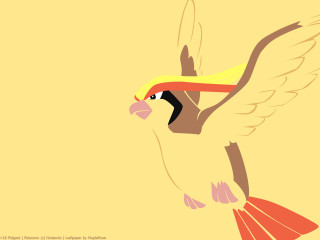 Red beak yellow wings flying - a red beak free wallpaper