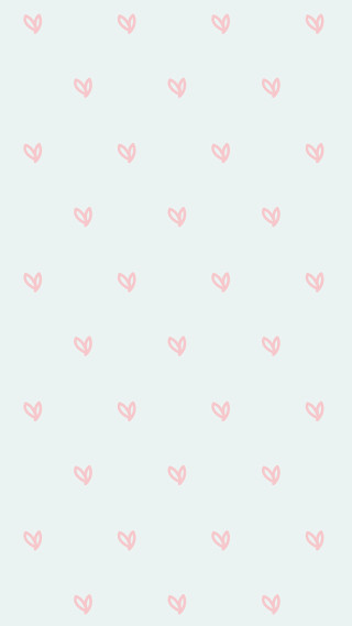White wall heart pattern pink - pink free wallpaper