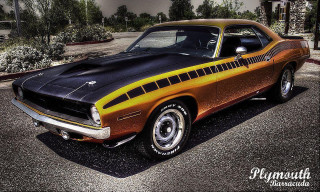 Car yellow stripe hood parking - the background and a sky background free wallpaper