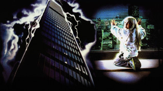 Man white shirt tall building - lightning free wallpaper