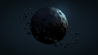 Black object small rocks black - low free wallpaper