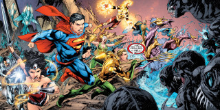 Comic book page characters title - a bunch of characters free wallpaper