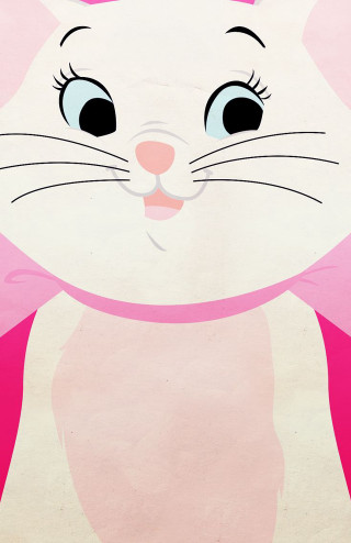 Pink white cat collar bow 2 - its neck free wallpaper