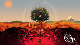 Tree desert castle red sky - a red sky above free wallpaper