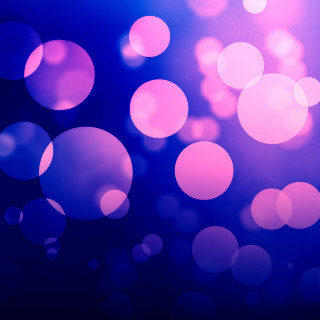 Blurry blue pink background circles - holography free wallpaper