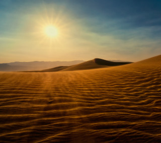 Desert sunset sand dunes mountains 2 - mountain free wallpaper