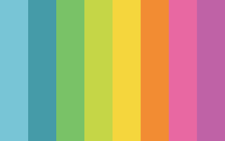 Rainbow background white border black - bauhau free wallpaper