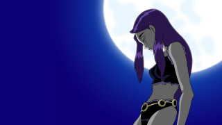 Purple hair full moon gothic - full moon free wallpaper