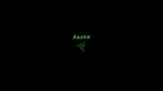 Green razer logo black background - rtx free wallpaper