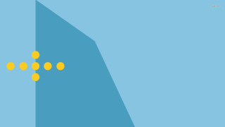 Blue wall yellow dots wireframe 2 - a wireframe diagram free wallpaper