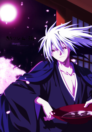 Man white hair holding pan - a pan free wallpaper