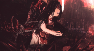 Woman chains bloody face neck - a bloody face free wallpaper