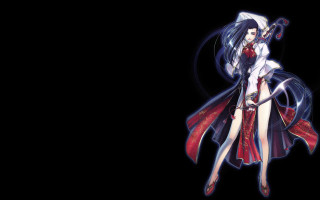 Woman red dress holding sword - a sword and a sword free wallpaper