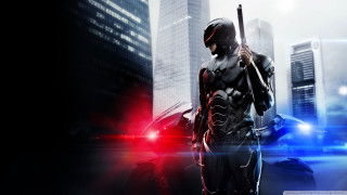 Futuristic man police car city - a futuristic suit free wallpaper for desktop