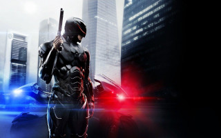 Police man bat cityscape afrofuturism - cryengine free wallpaper for desktop