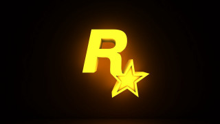 Yellow star black background letter - foto realistic free wallpaper