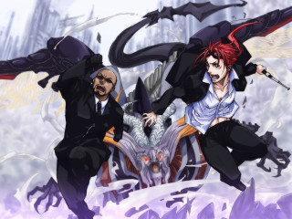 Anime fight demon sword demon - a sword and a demon free wallpaper
