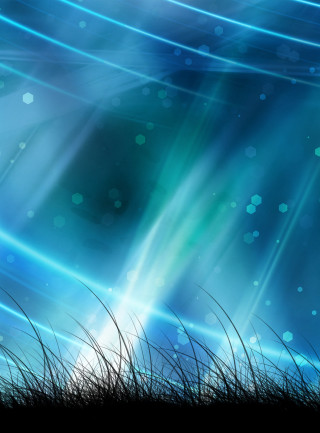 Blue background grass lights sky - a blue background free wallpaper