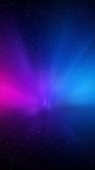Colorful background stars blue sky - a hologram free wallpaper