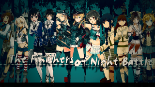 Anime girls blue background final - a group of anime girls free wallpaper