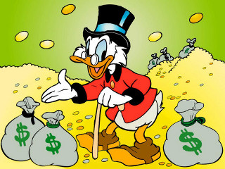 Cartoon duck top hat cane 2 - 16k free wallpaper