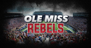 Ole miss rebels football stadium - a large crowd of people free wallpaper