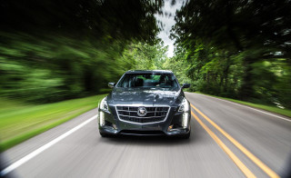 Car driving road trees blurry 2 - promotional free wallpaper for desktop