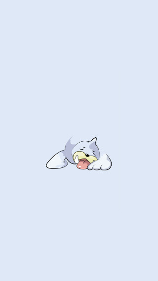 Cartoon character laying down head - chippy free wallpaper