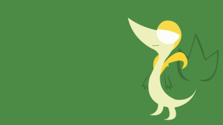 Cartoon character yellow white tail - a white face free wallpaper